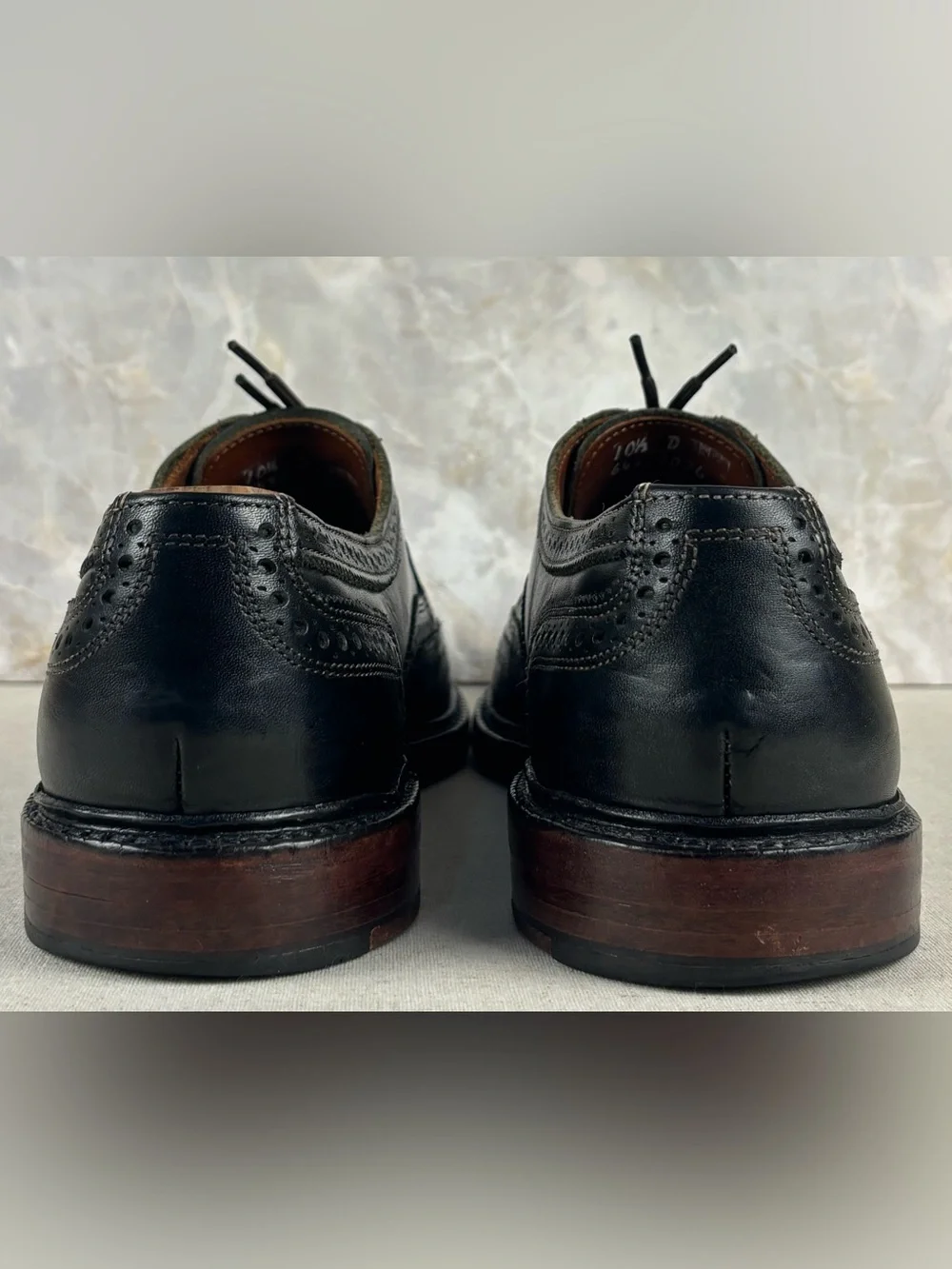 Allen Edmonds x Brooks Brothers MacNeil Black Wingtip Shoes Men’s 10.5 D